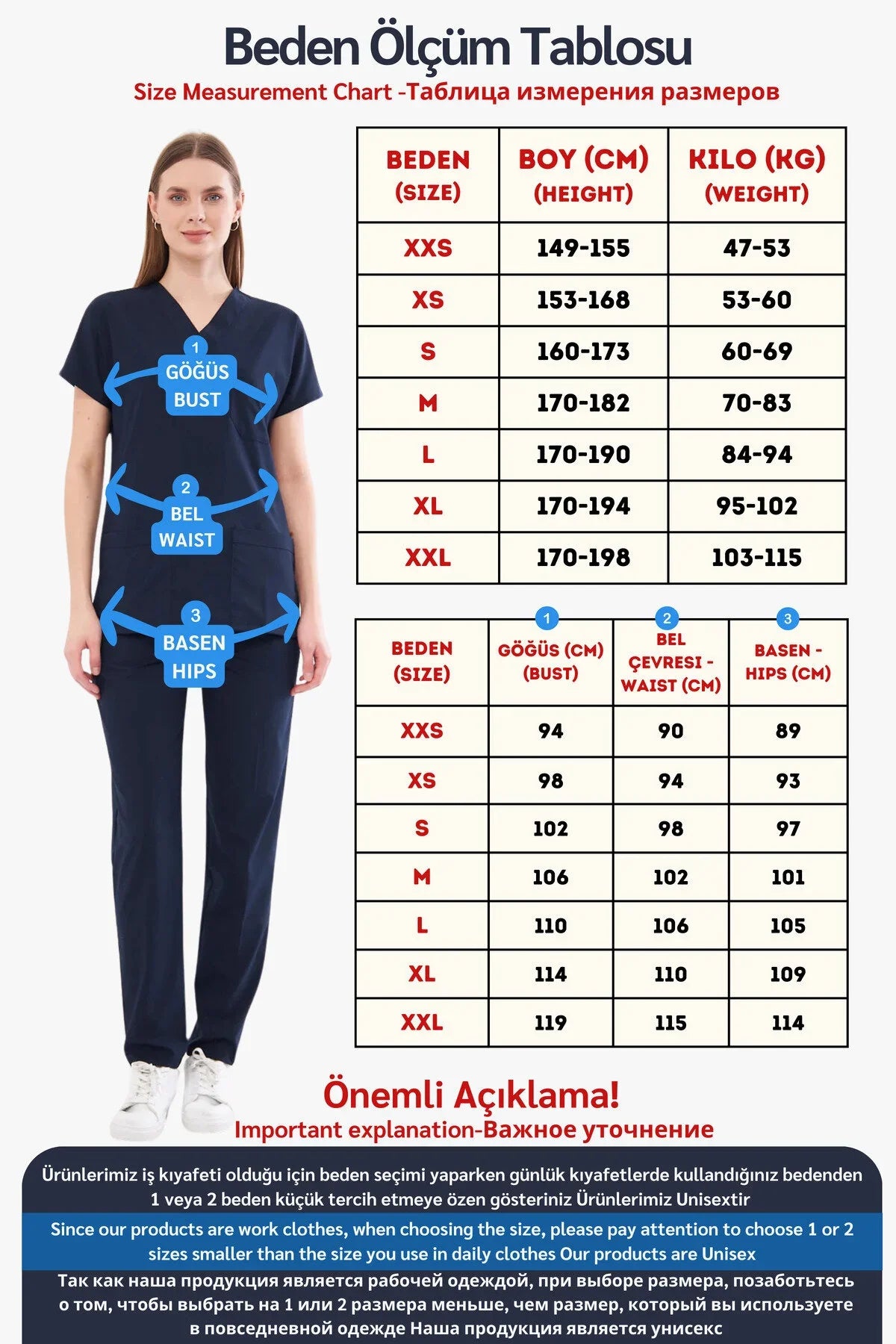 Alaska Mavisi Doktor Hekim Forması Likralı Scrubs Takım (Yeni Yönetmeliğe Uygun - Alaskan Blue) - Class ÜniformaMedikal Scrubs