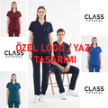 Üniformalar İçin Özel Yazı Uygulaması Minumum 2 Adet - Class ÜniformaMedikal Scrubs